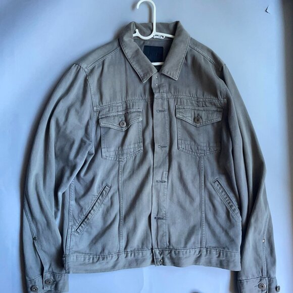 Paige Scout Denim Jacket - Vintage Dawn Grey - Size XL - Picture 1 of 7